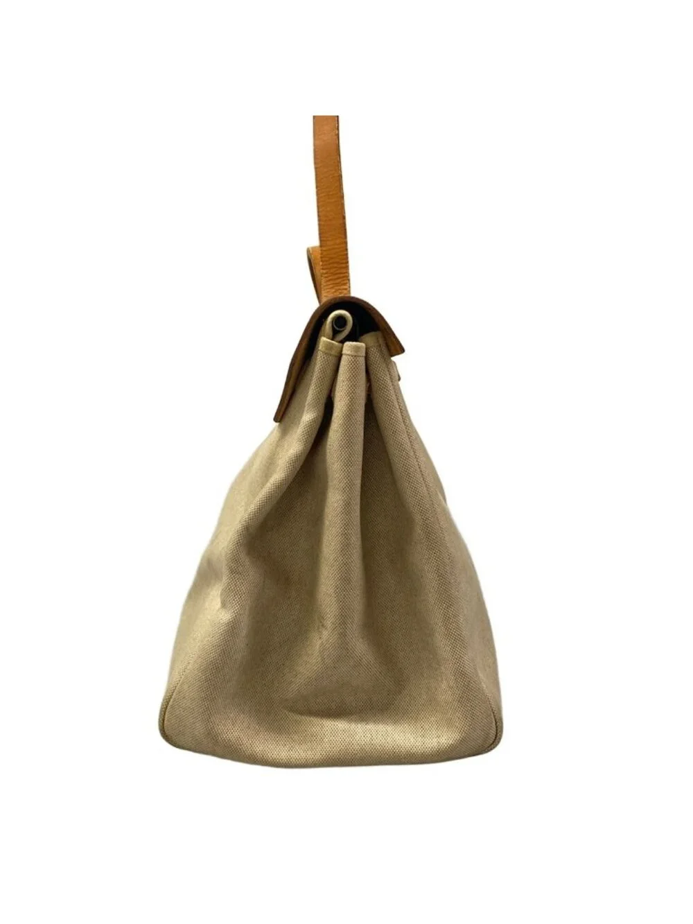 Hermes Handbag Herbag GM Ivory Brown
